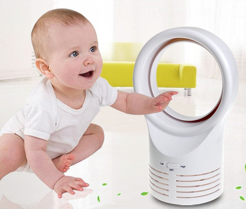 Mini Bladeless Fan — Quiet, Compact Design