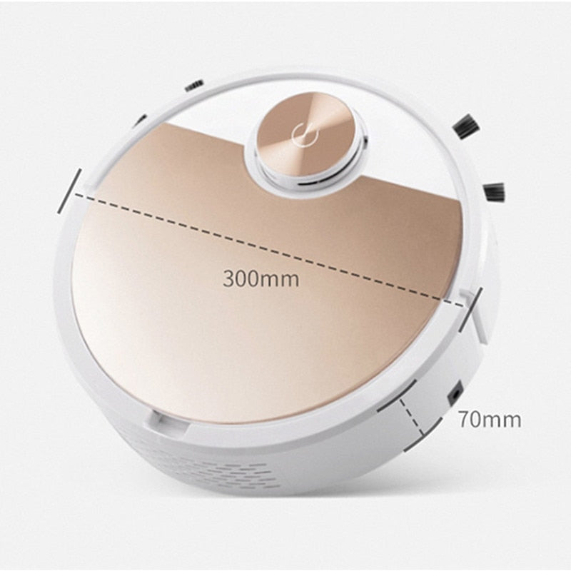 Robot Vacuum Cleaner — Sweep, Drag & Suction