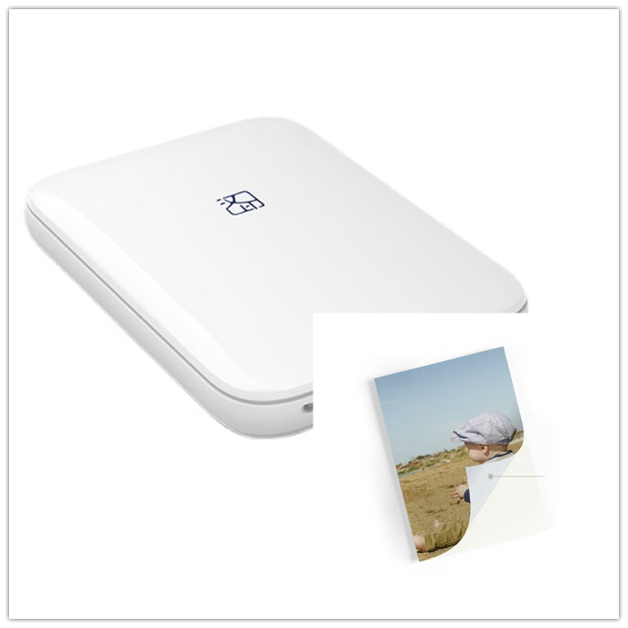 Imprimante Photo Couleur Portable Imprimante Photo Sans Fil Pleine Couleur USB Bluetooth Imprimante à Sublimation Thermique