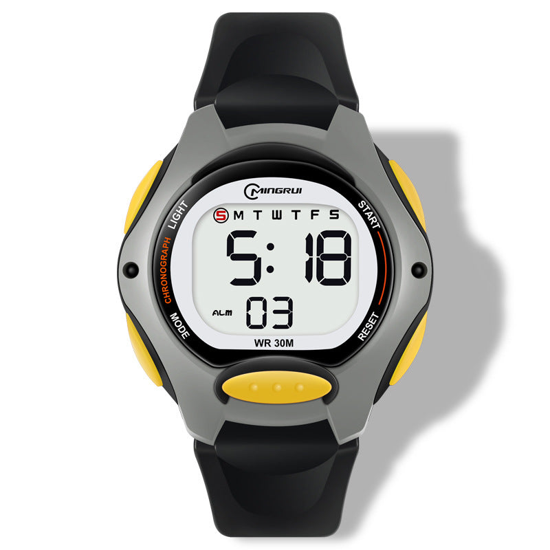 Elektronische Uhr Mädchen Sport Wasserdicht Leuchtender Wecker Prüfung