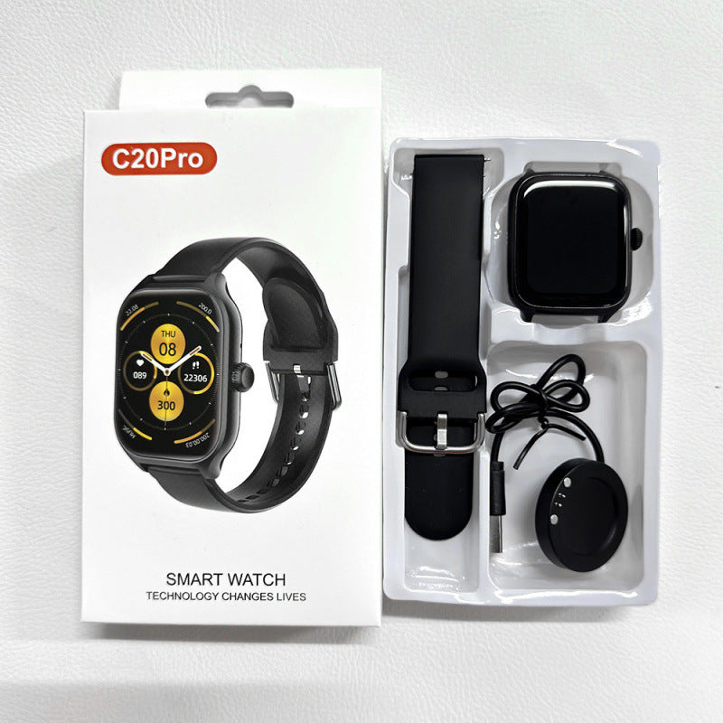 Nouvelle montre connectée sport Bluetooth avec appels, suivi de santé et rythme cardiaque