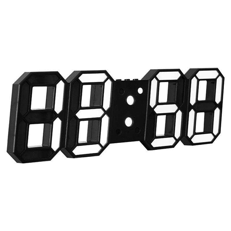3D-LED-Wanduhr – Fernbedienung, Wandmontage oder freistehend, 6" & 12"