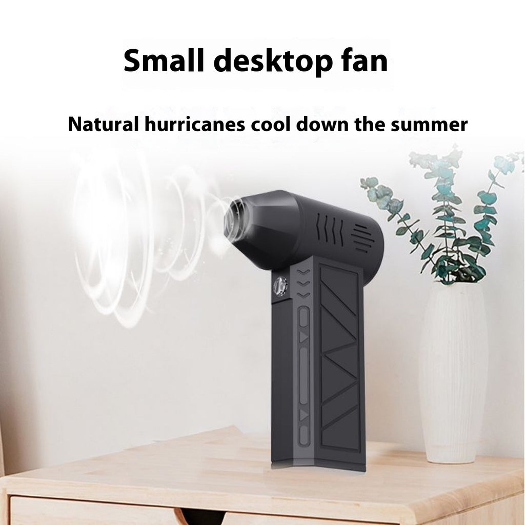 Mini Handlicher Haartrockner & Staubbläser – 4-Gang bürstenlos, USB, ultrakompakt