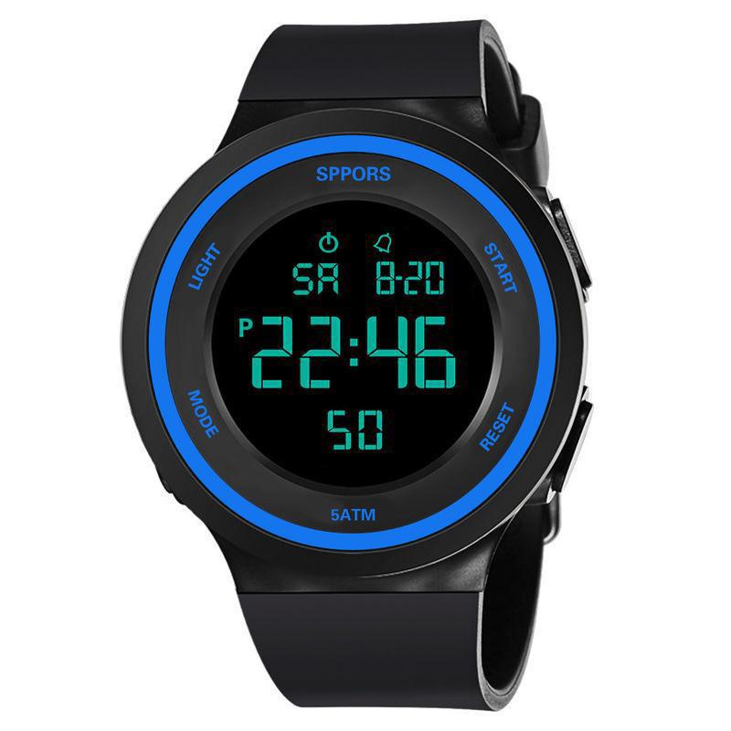 Montre électronique de sport multifonctionnelle à grand écran
