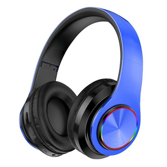 Beleuchteter faltbarer Bluetooth-Kopfhörer B39 – 40mm, 8–12 Std., 400 mAh, Geräuschunterdrückung Mikrofon