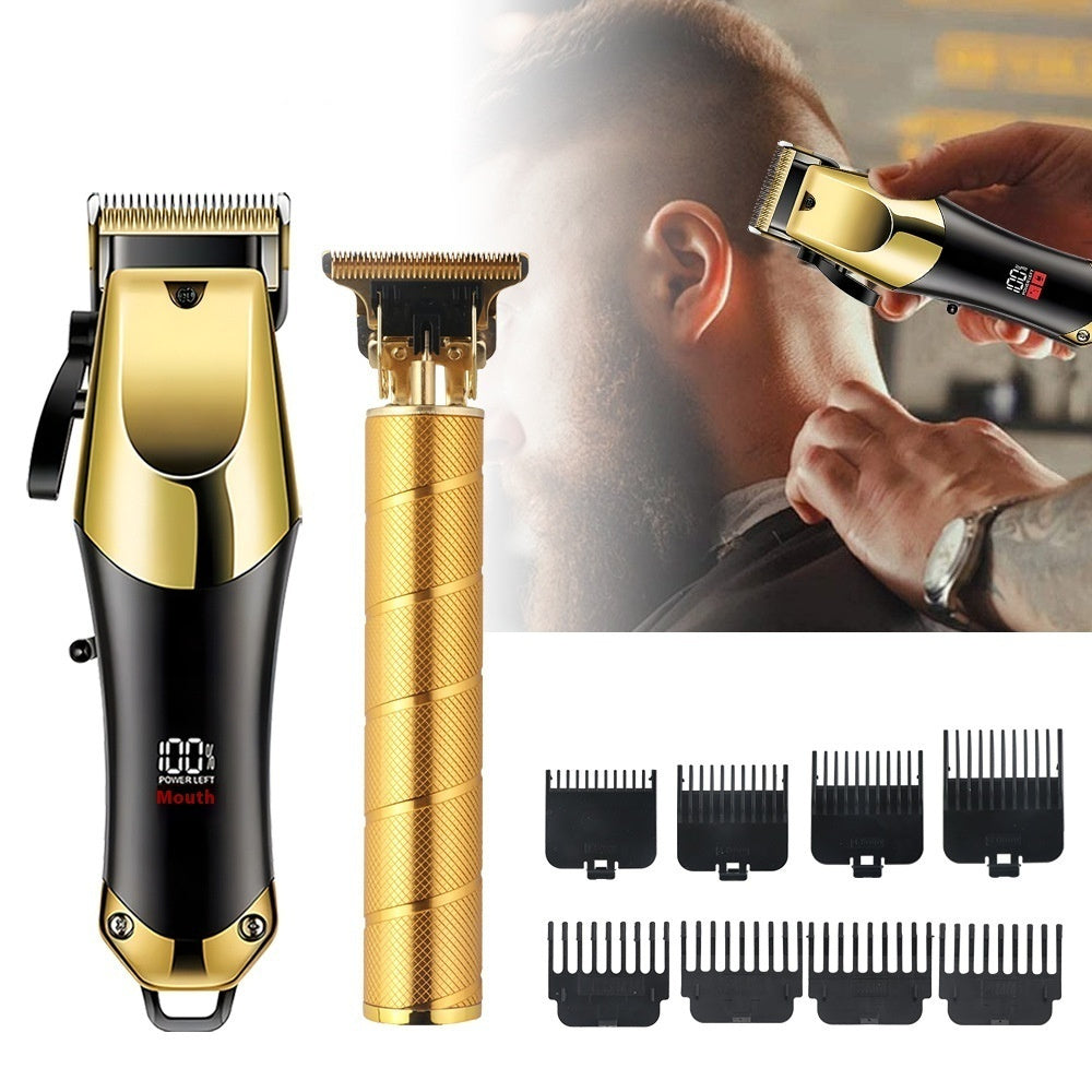 Hair Clipper Set — Ultra-Quiet, Rechargeable