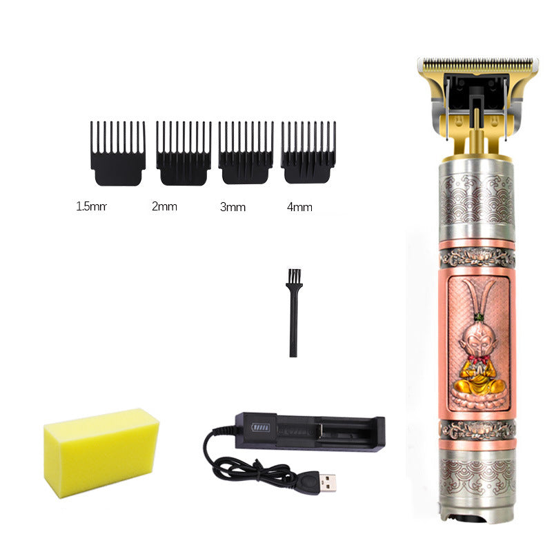 Tondeuse électrique Longfeng pour cheveux et tête d'huile