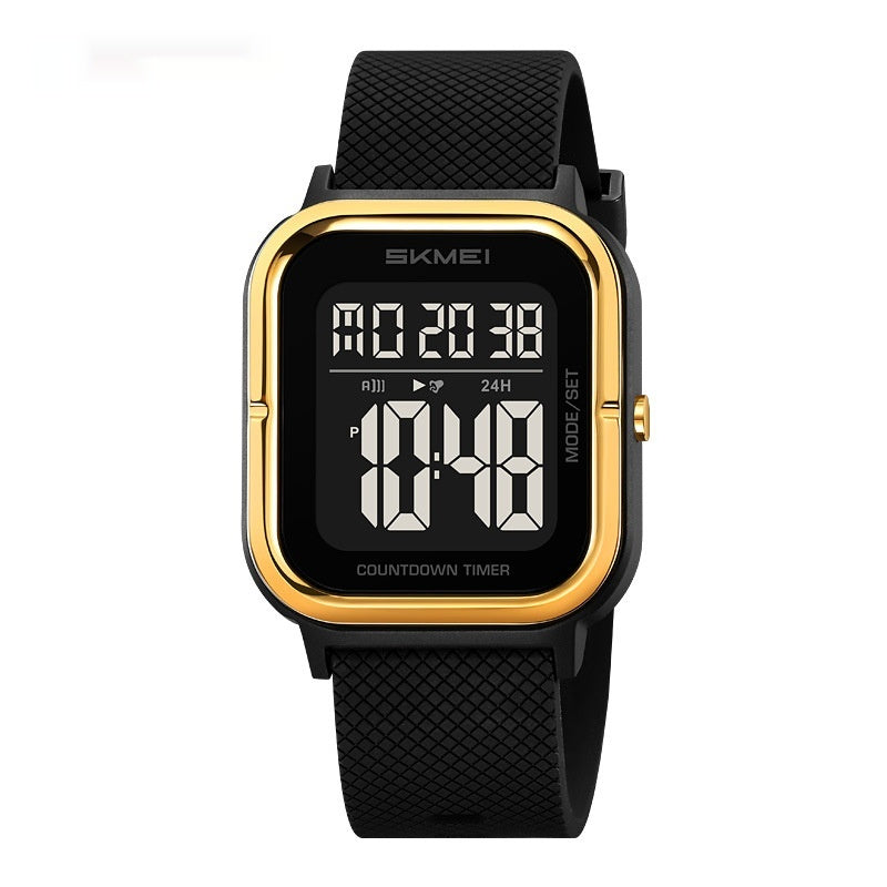 Montre lumineuse numérique électronique simple pour homme Skmei