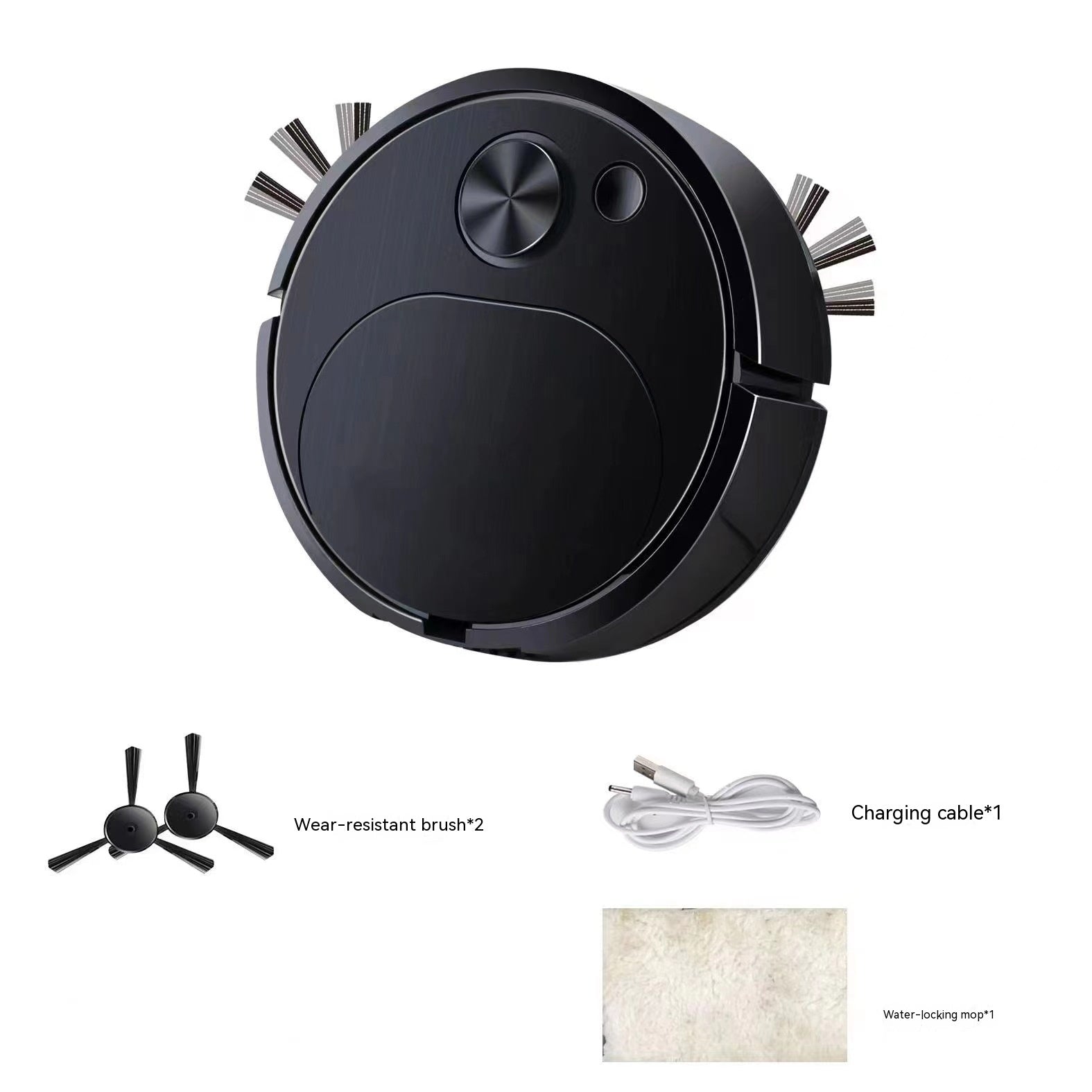 Mini Robot Vacuum — USB Rechargeable, Mop Function