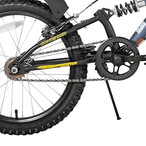 JOYSTAR 20 Inch Kids' Bike for Boys Girls Age 7-13 Years Old, Dual-Suspension Kids Mountain Bike with Dual Handbrake & Kickstand