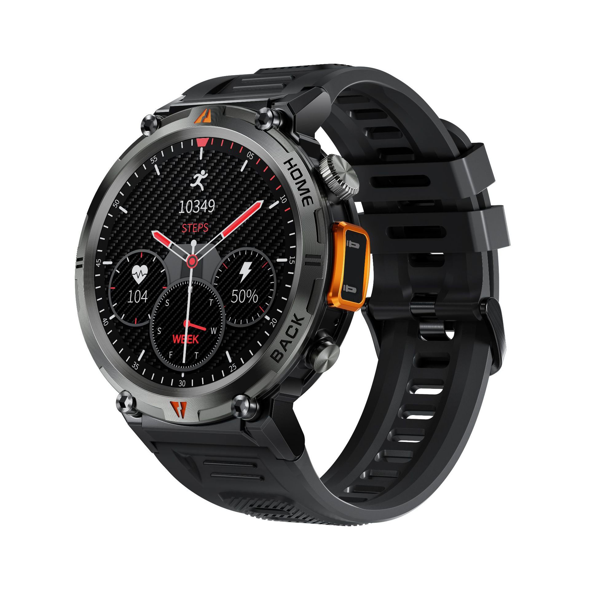 Montre connectée Bluetooth 145 écrans avec lampe de poche LED