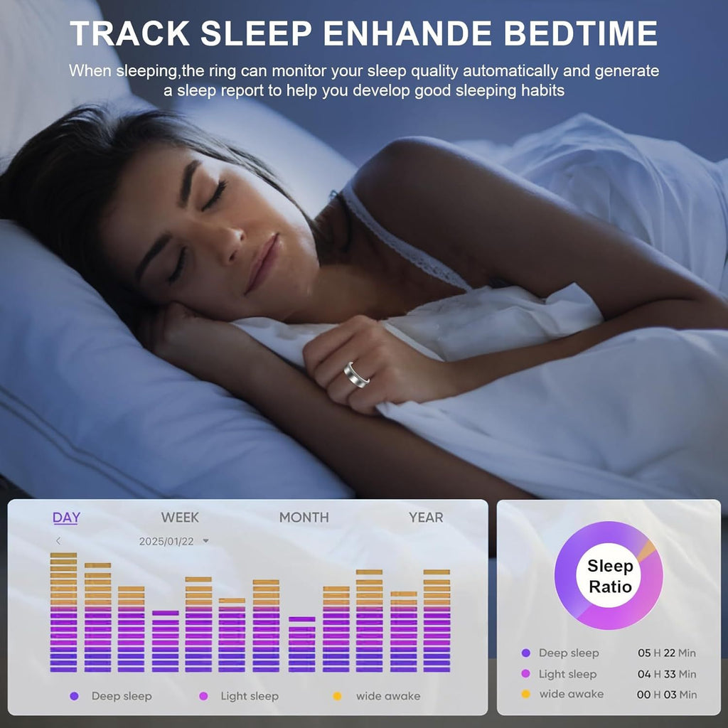 Smart Ring — Heart Rate, Sleep Tracking