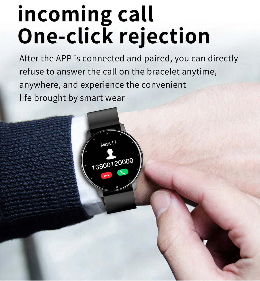 LIGE Smartwatch — IP67, Bluetooth Calling
