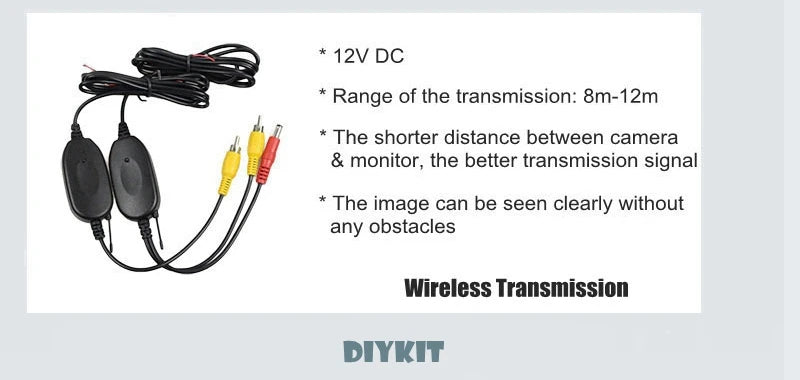 DIYKIT 5" Monitor — Backup Camera, Parking Assist