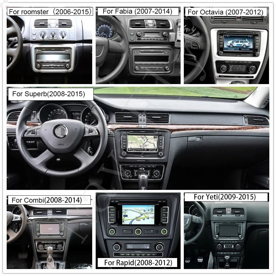 VW Android 15 Radio — BT GPS, Car Multimedia