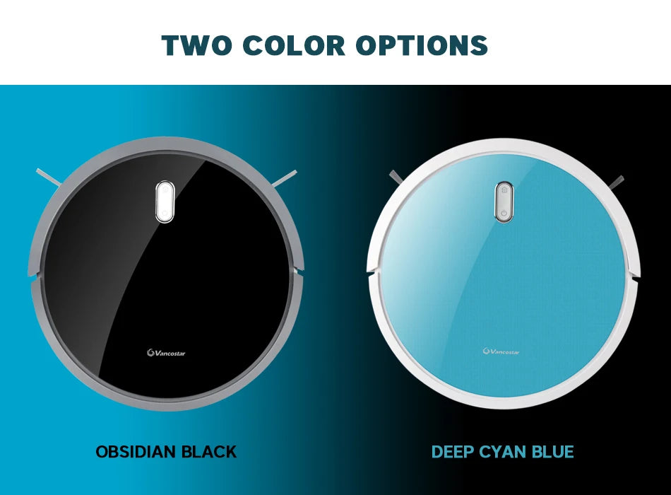 Robot Vacuum Cleaner — Large Tank, Pet Hair