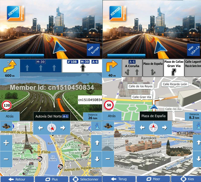 GPS Navigator 7" — 2026 Maps, Truck, Caravan