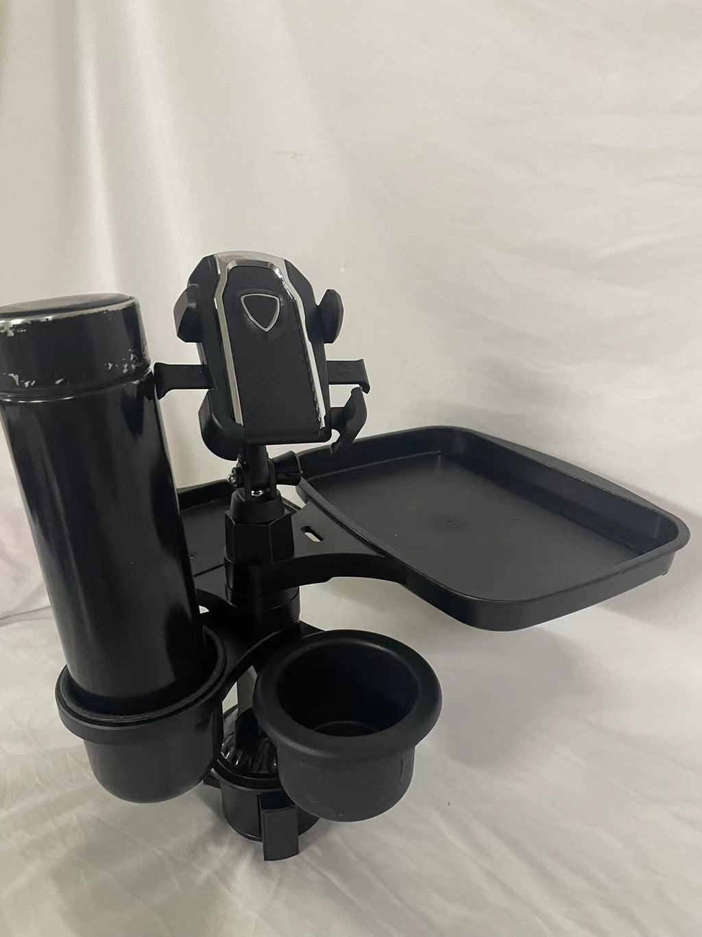 360° Rotating Car Tray & Cup Holder | Multifunctional In-Car Dining Table