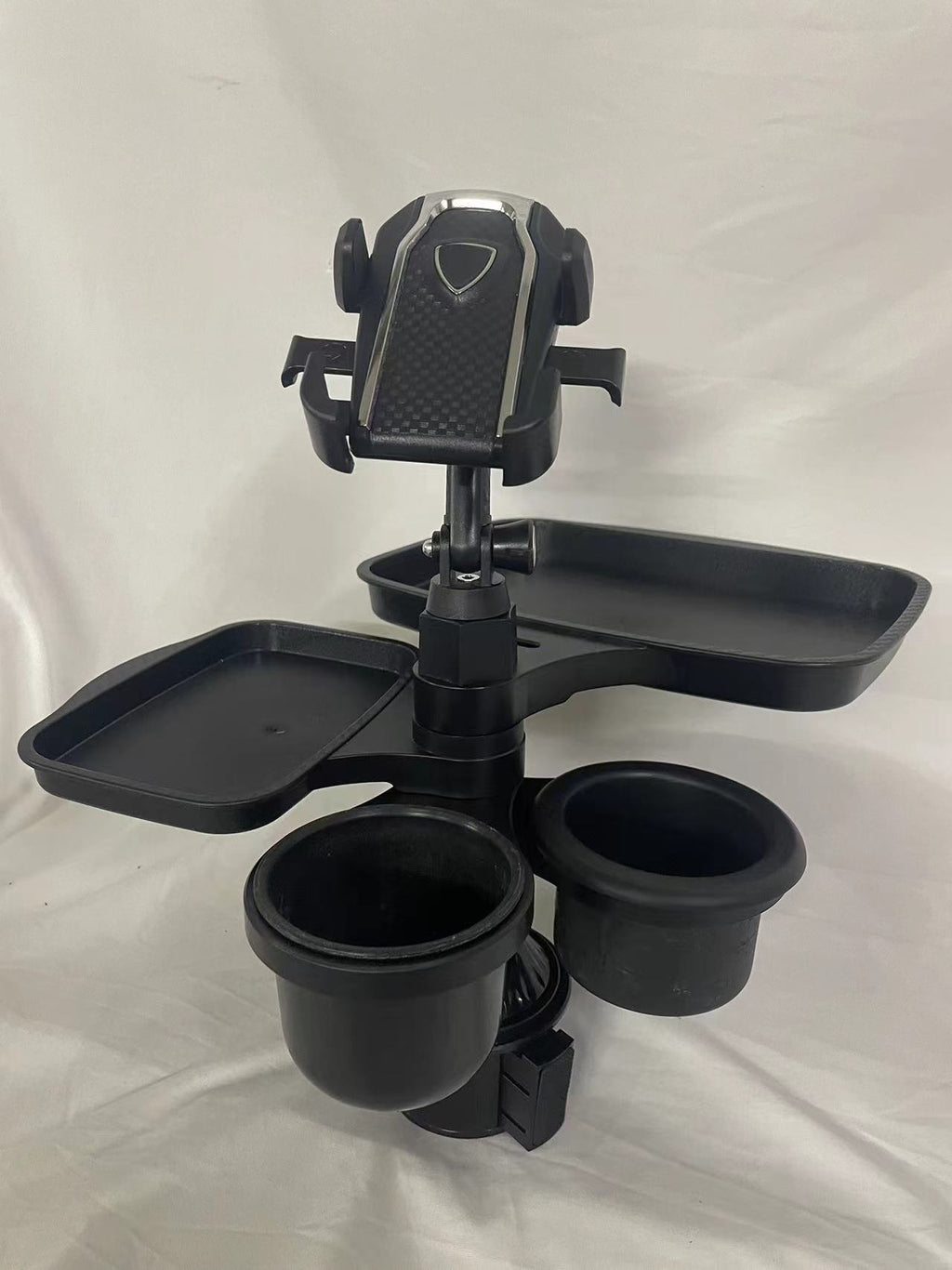 360° Rotating Car Tray & Cup Holder | Multifunctional In-Car Dining Table