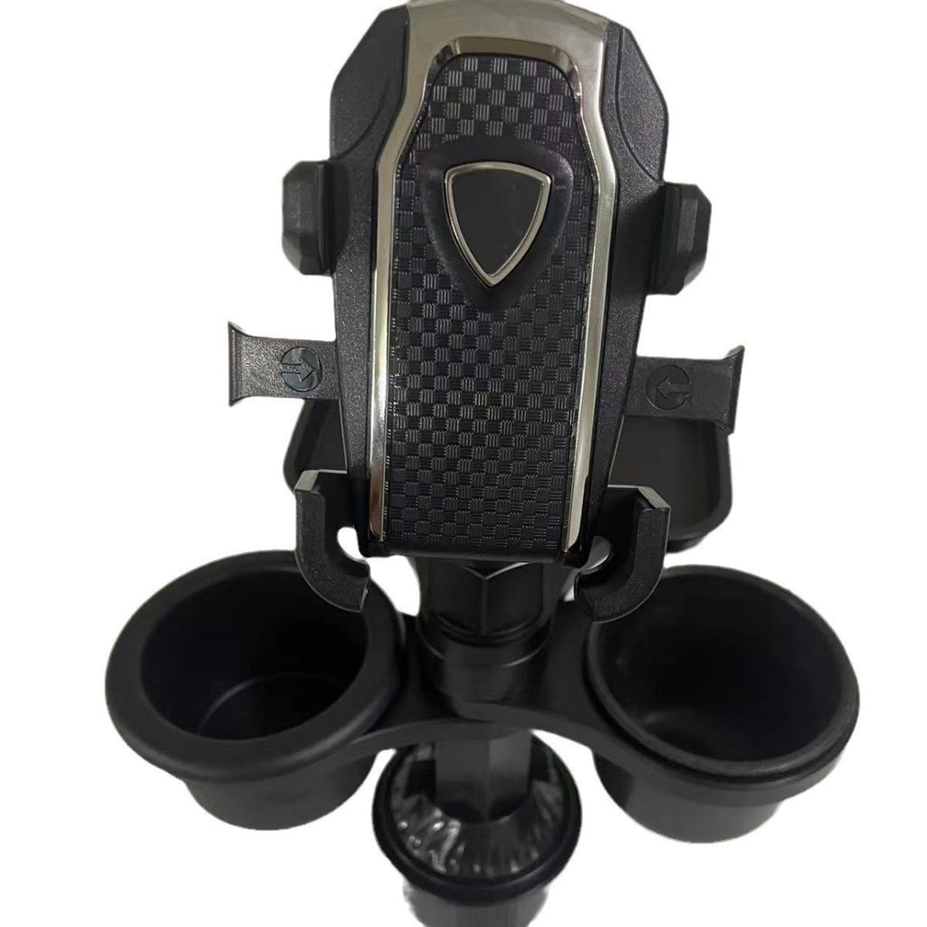 360° Rotating Car Tray & Cup Holder | Multifunctional In-Car Dining Table