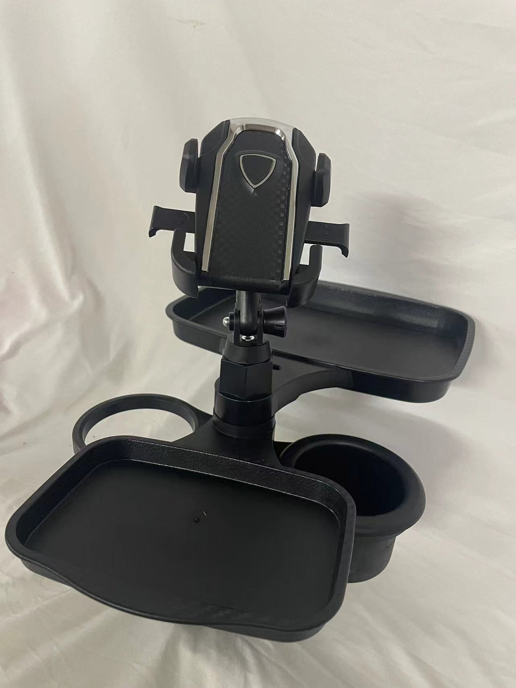 360° Rotating Car Tray & Cup Holder | Multifunctional In-Car Dining Table