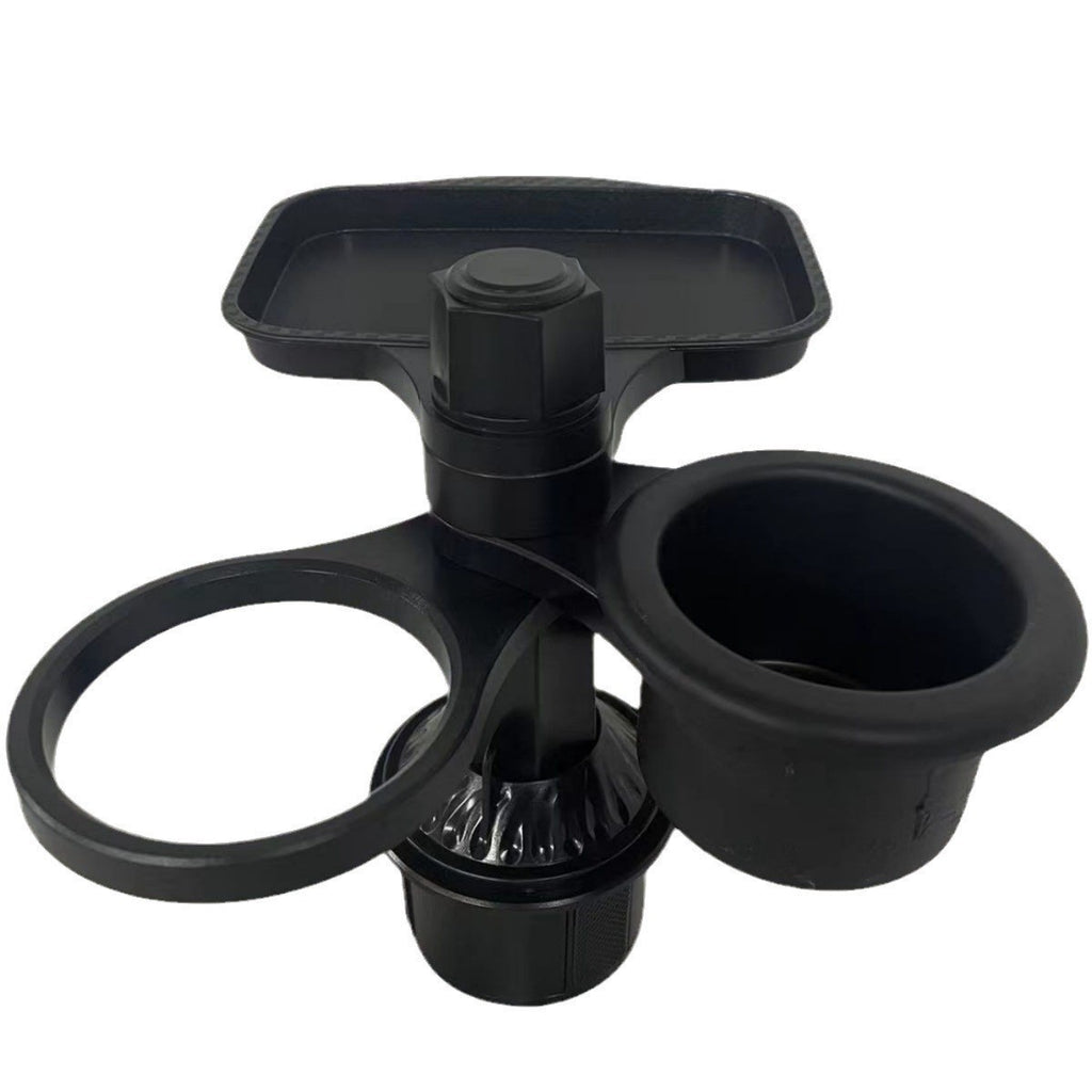 360° Rotating Car Tray & Cup Holder | Multifunctional In-Car Dining Table