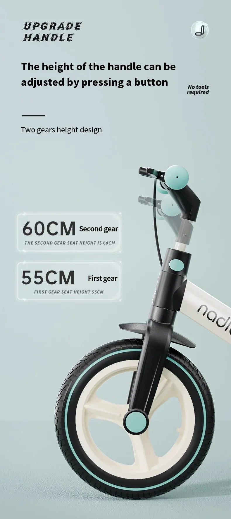 4-in-1 Balance Bike — Folding, Kids Pedal Bike