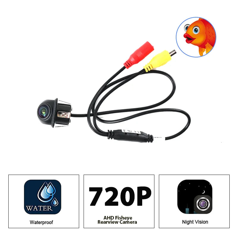 Universal Rear Camera — 1080P, Night Vision, Waterproof