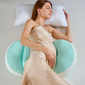 U Shaped Maternity Pillow - Full Body Support for Pregnant Women, Comfortable Belly Back Hip Pain Relief for Side Sleepers
