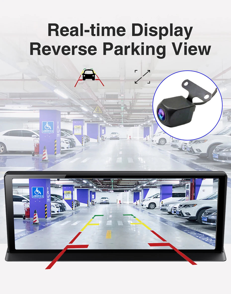 11.3" 4K Dashcam — CarPlay, Voice Control