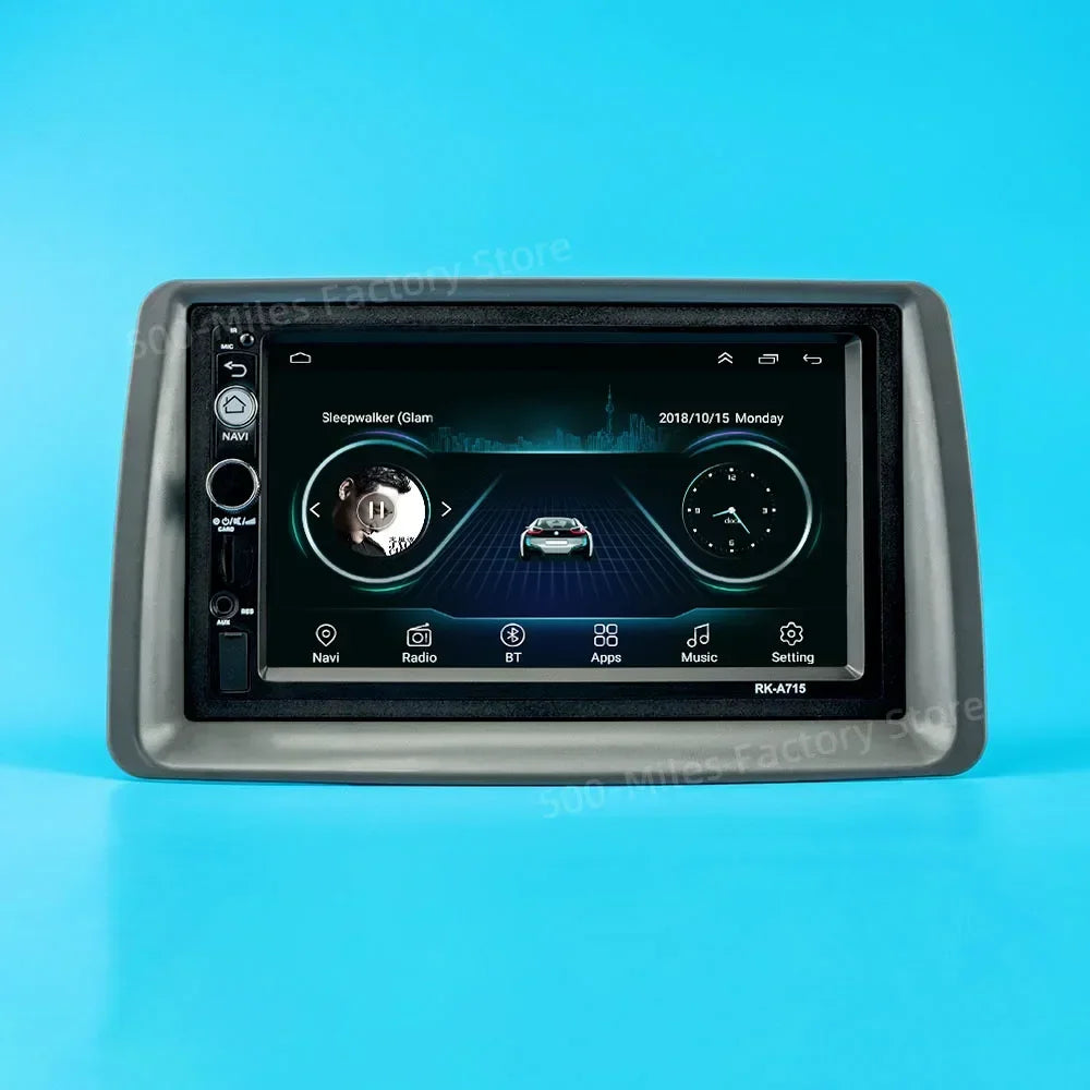 FIAT Panda 2 Din — 7" GPS, WiFi, Car Stereo