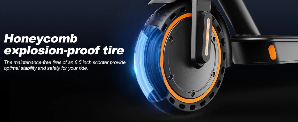 TODIMART T3 Foldable and Portable Electric Scooter with APP Control, 350W 36V 7.8Ah Motor, 25km/h Speed, 8.5" Tires