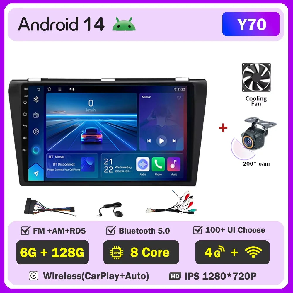 Mazda 3 — Android 16, CarPlay, GPS
