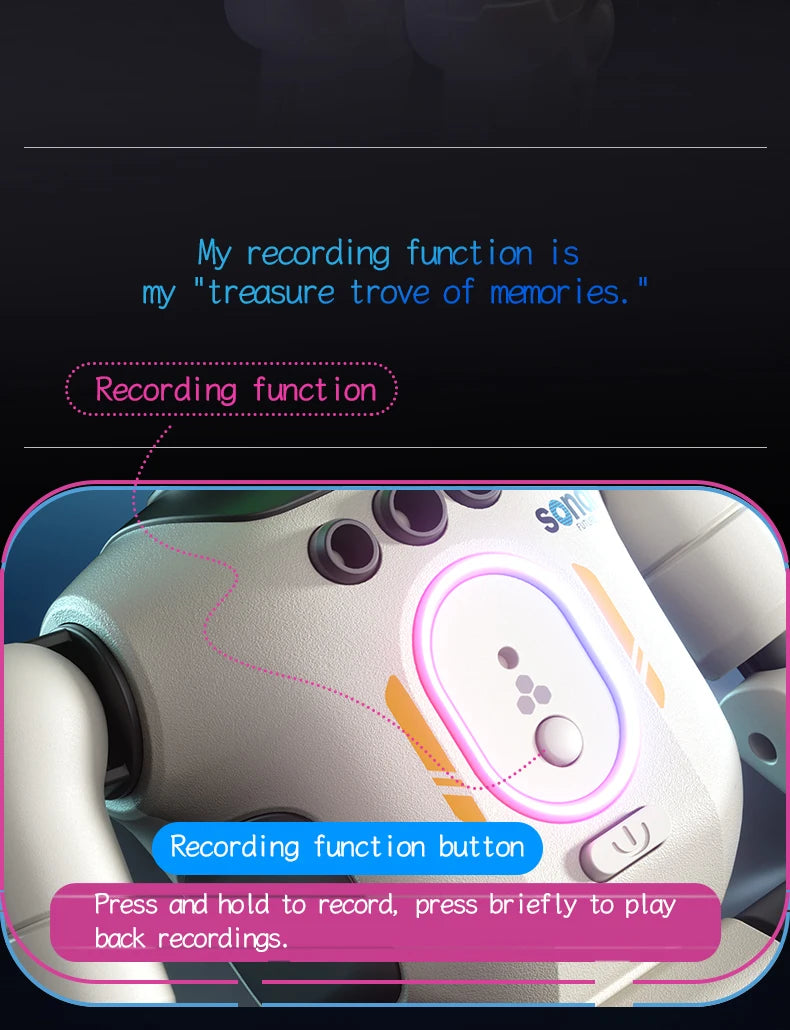 Intelligent RC Robot Programming Gesture Sensing Remote Controll Robots Smart Intelligent Dancing RC Robot Toy Gift for Kid R40