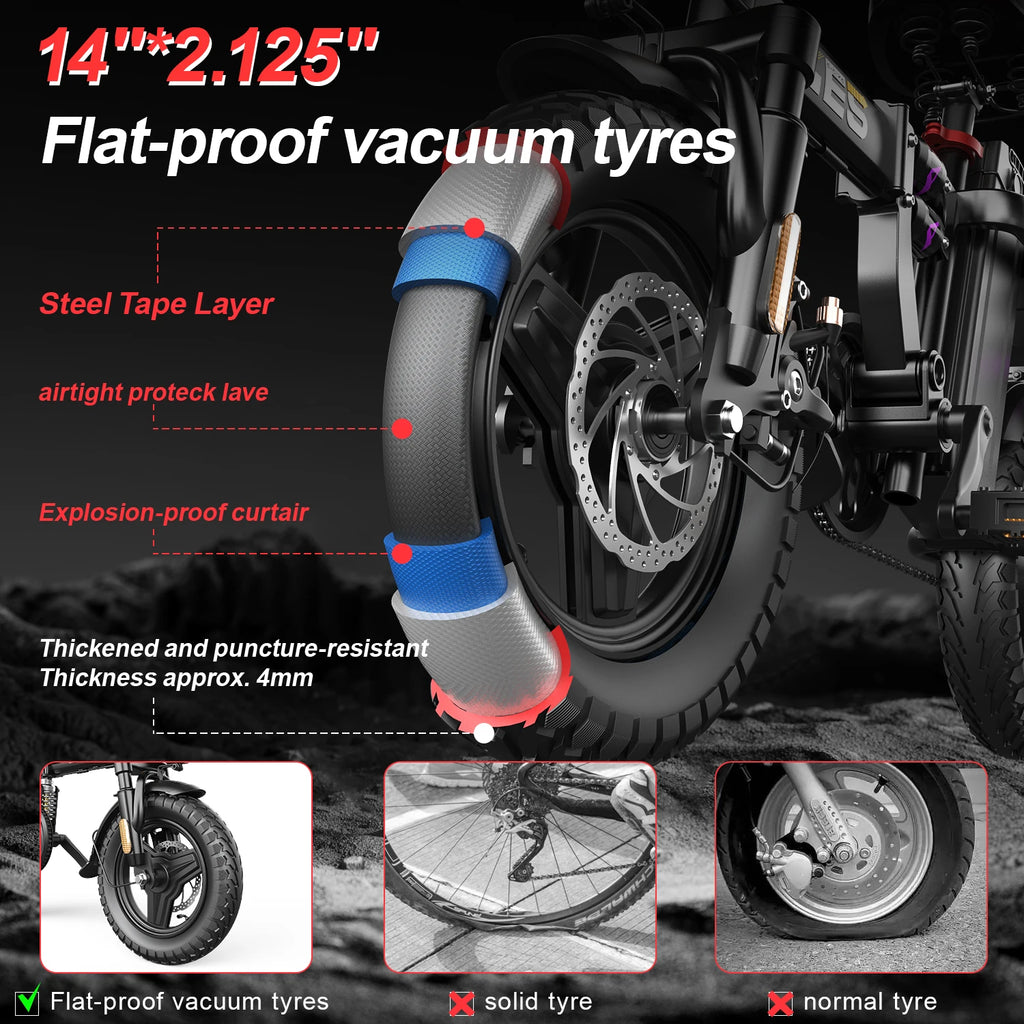 UPlee GE5 Adult E-bike 250W Men's/Women's folding ebike 48V 15AH battery City ebike Electric Bike