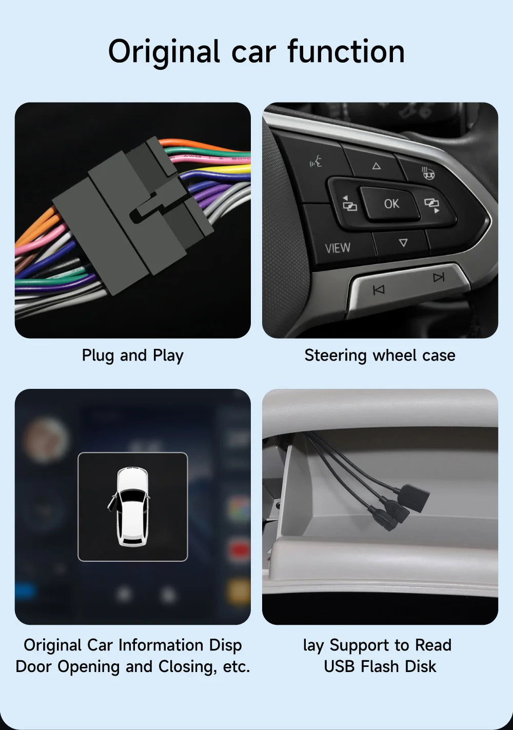 Mercedes W164 Android 14 — CarPlay, 2 Din, GPS