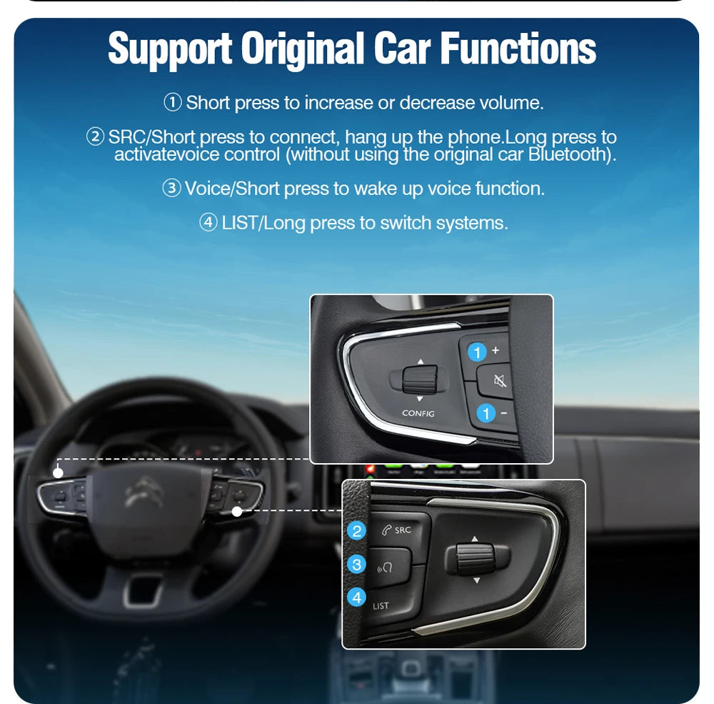 AUTOTOP SMEG Module — Wireless CarPlay, Android Auto