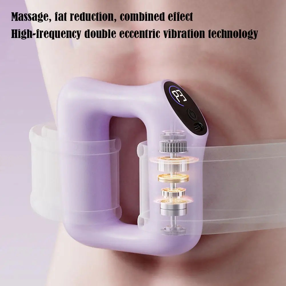 Full-Body Fascia Ring Multifunctional Exercise Vibration Fitness Massager Fat Burning Shaping Fat Slinger Deep Tissue Massage