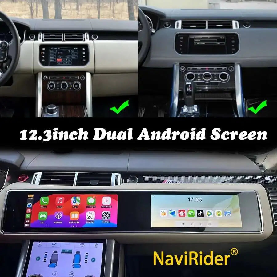Range Rover L494 — Dual Screen, Android CarPlay