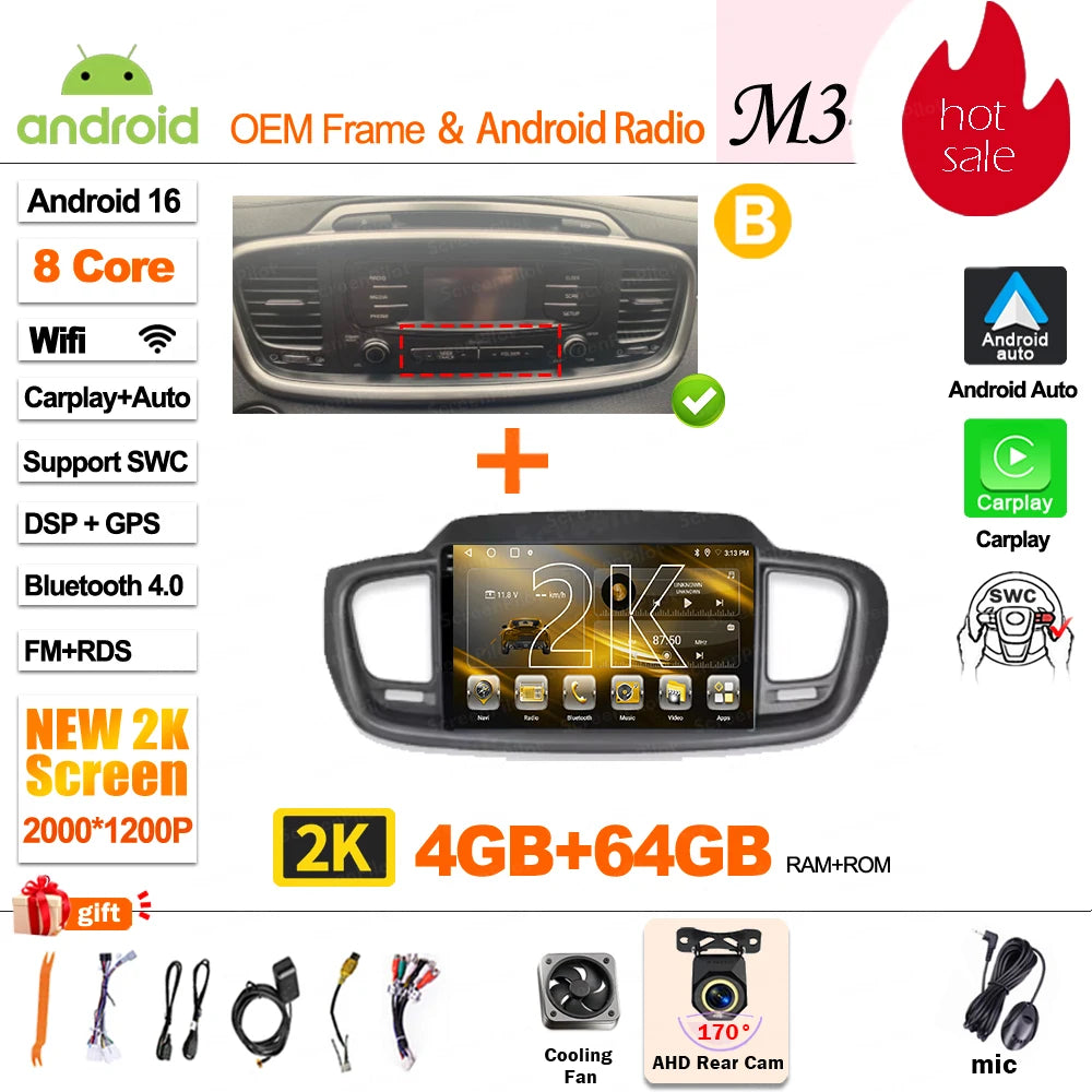 Kia Sorento — Android 16, DSP, GPS