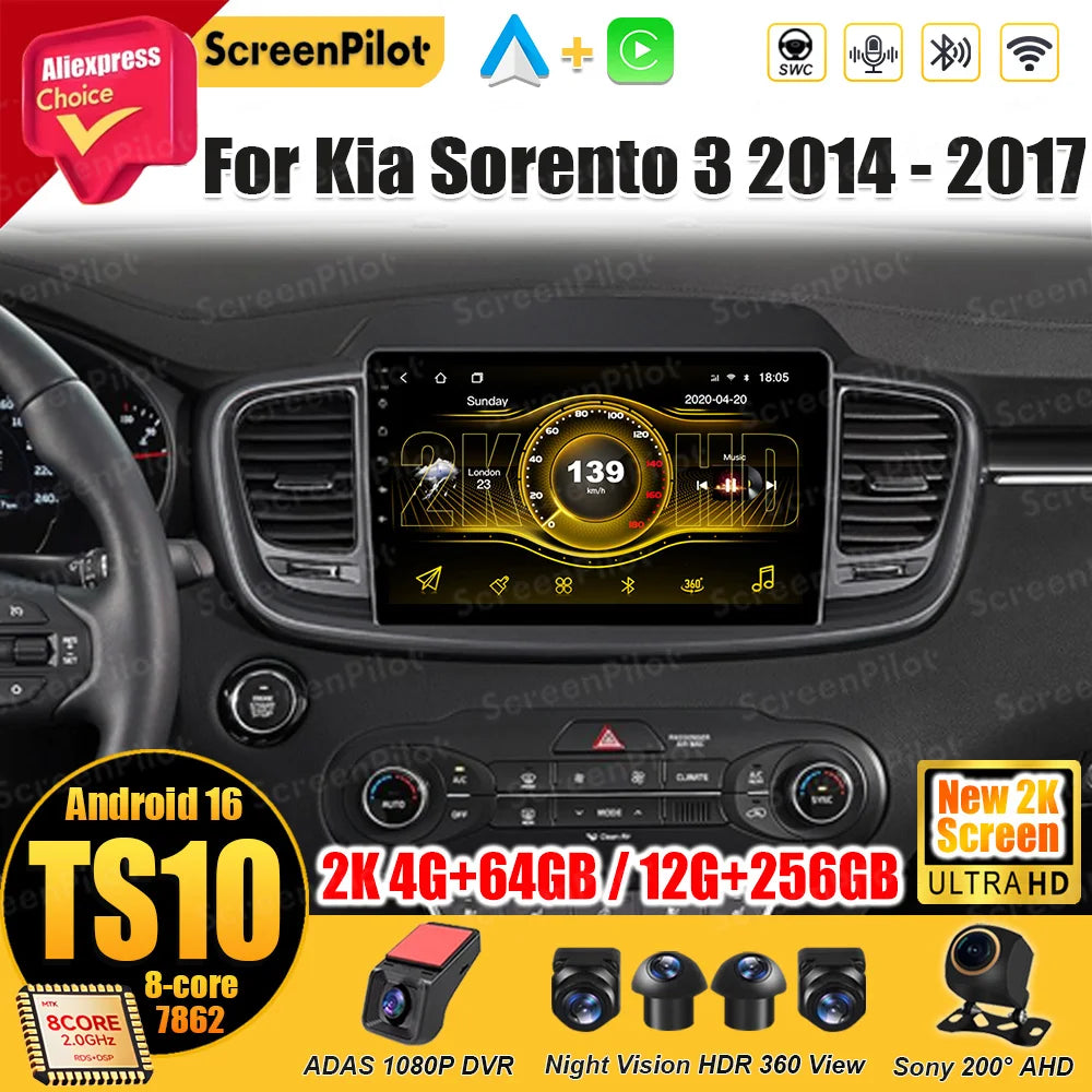 Kia Sorento — Android 16, DSP, GPS