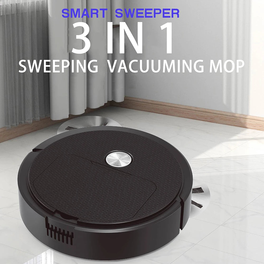Smart Mini Robot Vacuum — Sweep, Mop, Wireless