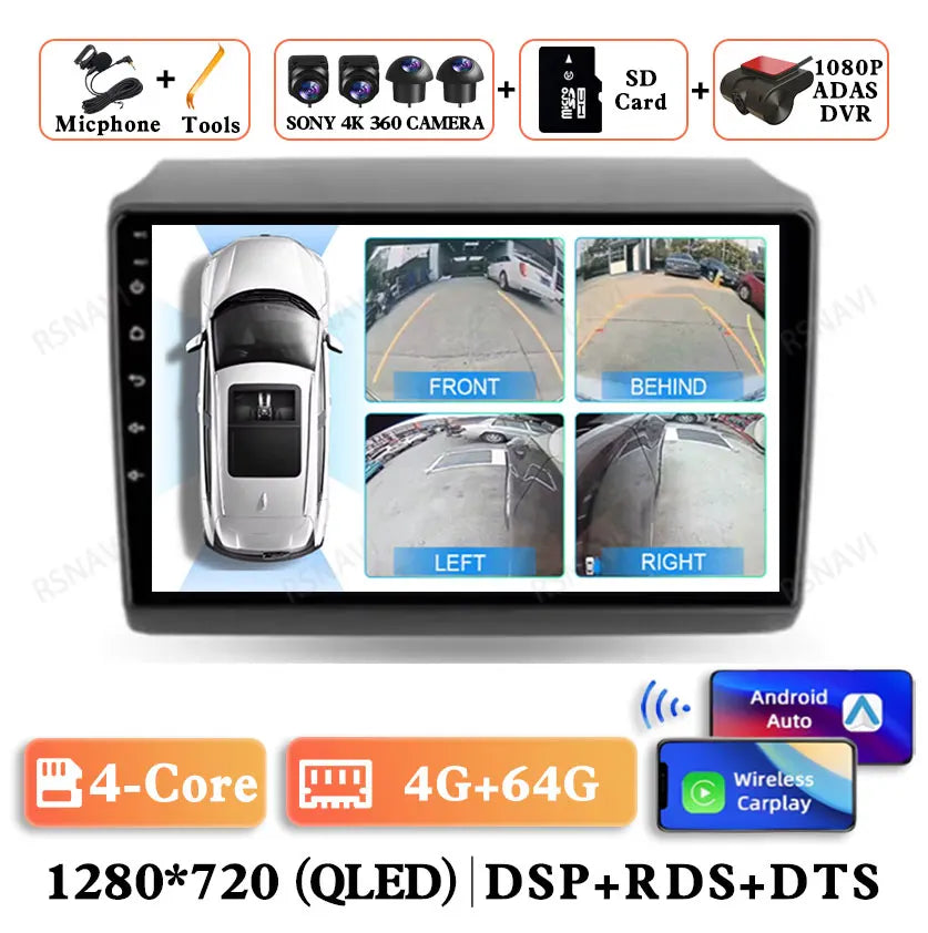 Android 15 Car Radio — Compatible with Fiat Ducato | 5G WiFi | GPS