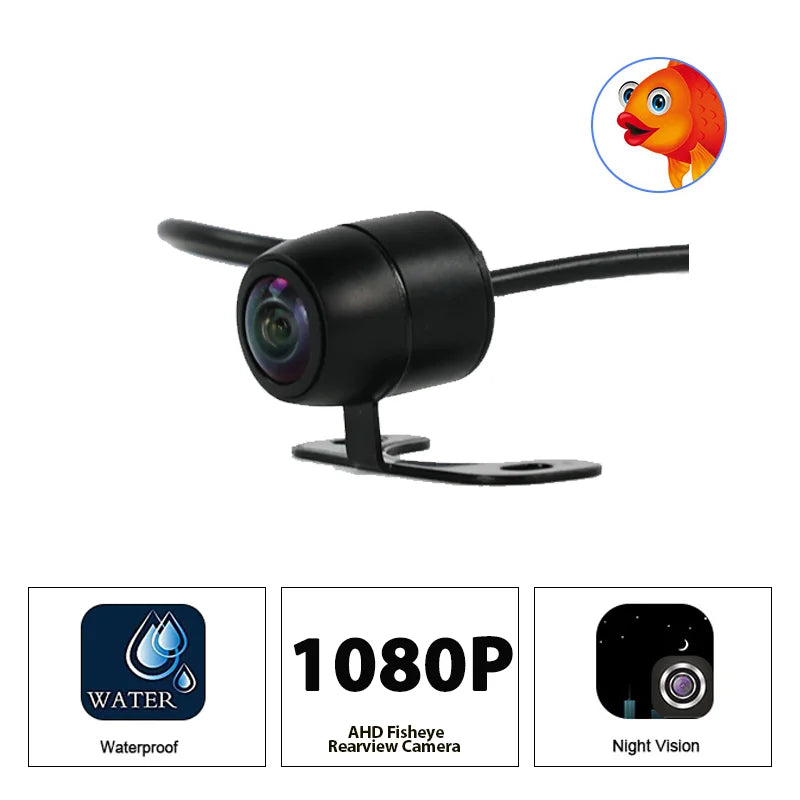 Universal Rear Camera — 1080P, Night Vision, Waterproof