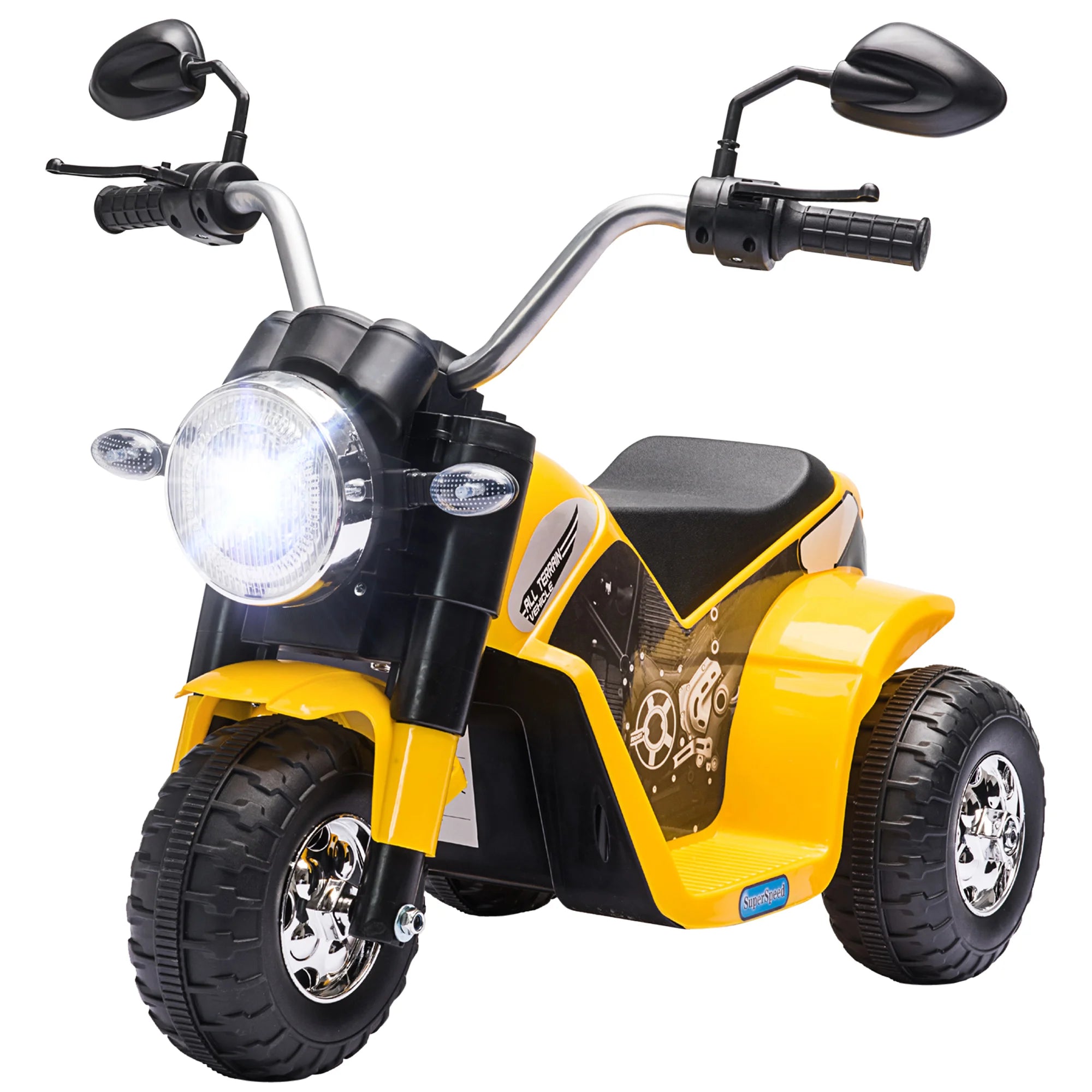 HOMCOM Kids 6V Electric Motorcycle Ride-On Toy Battery 18 - 36 Months