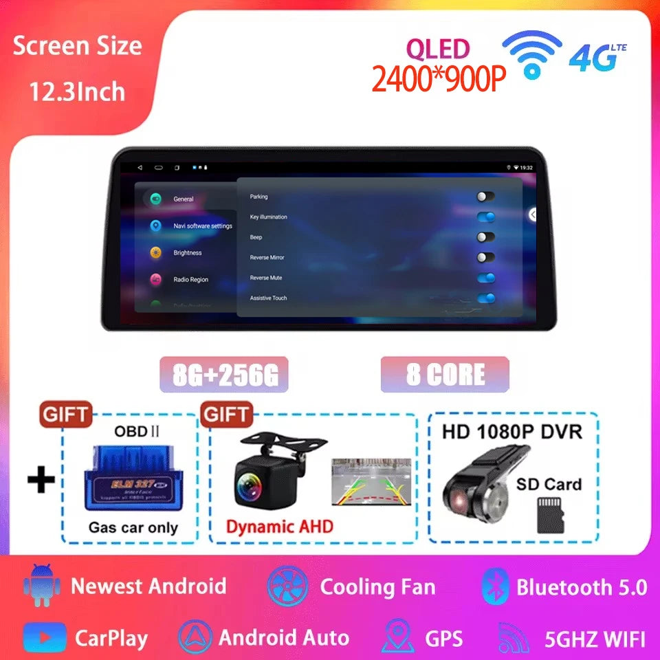 Honda CR-V 12.3" — QLED, Android 15, CarPlay