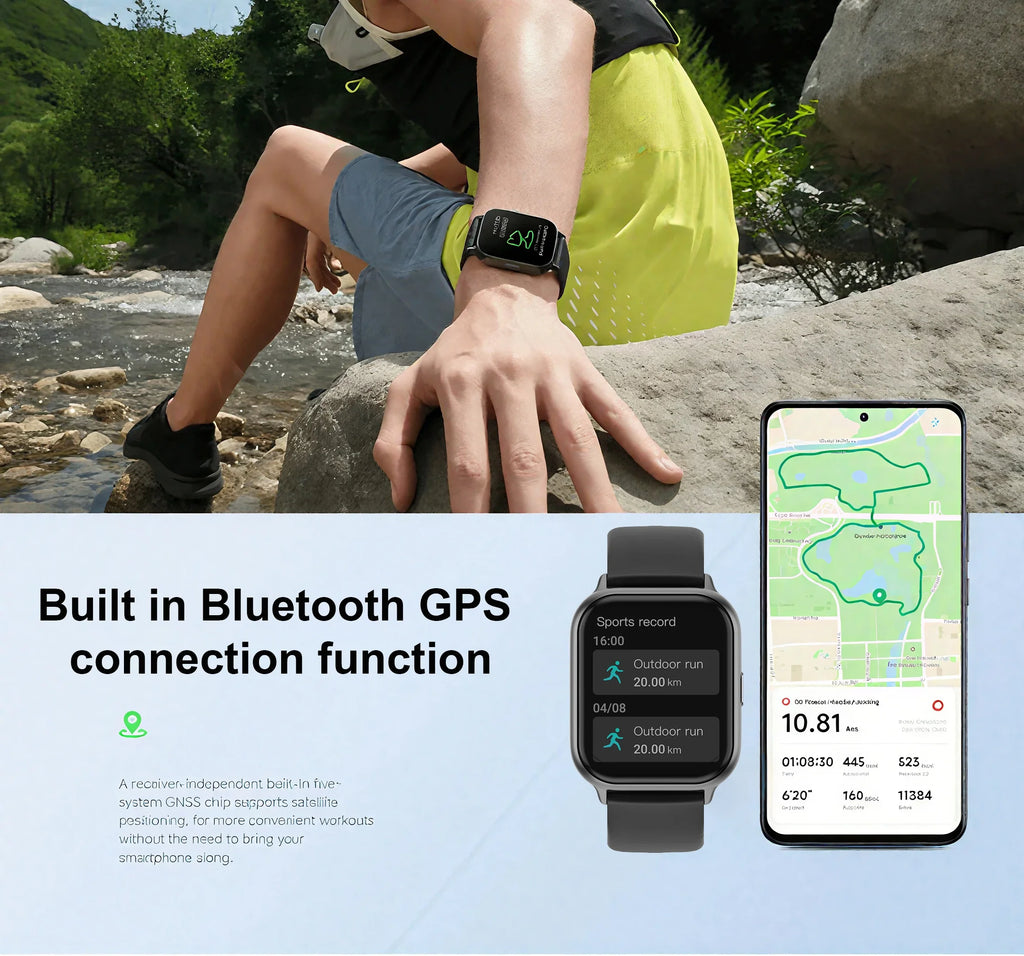 Redmi Watch 5 Global — 2,0 Zoll 60Hz AMOLED, GNSS GPS, über 150 Sportmodi, 7 Tage Akkulaufzeit