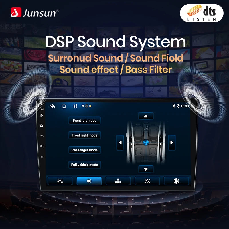 Junsun Wireless CarPlay Radio — VW Passat B6/B7 & CC 2005-2014, Android GPS, WLAN, DSP