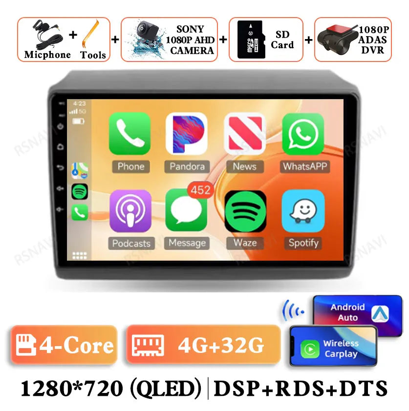 Android 15 Car Radio — Compatible with Fiat Ducato | 5G WiFi | GPS