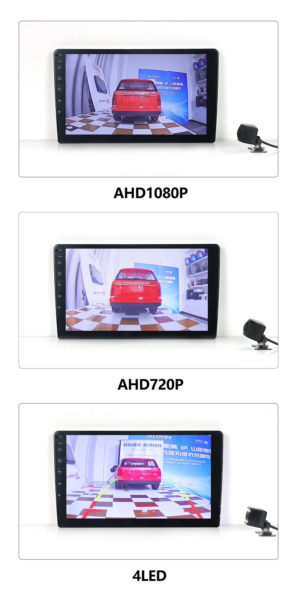 Universal Rear Camera — 1080P, Night Vision, Waterproof